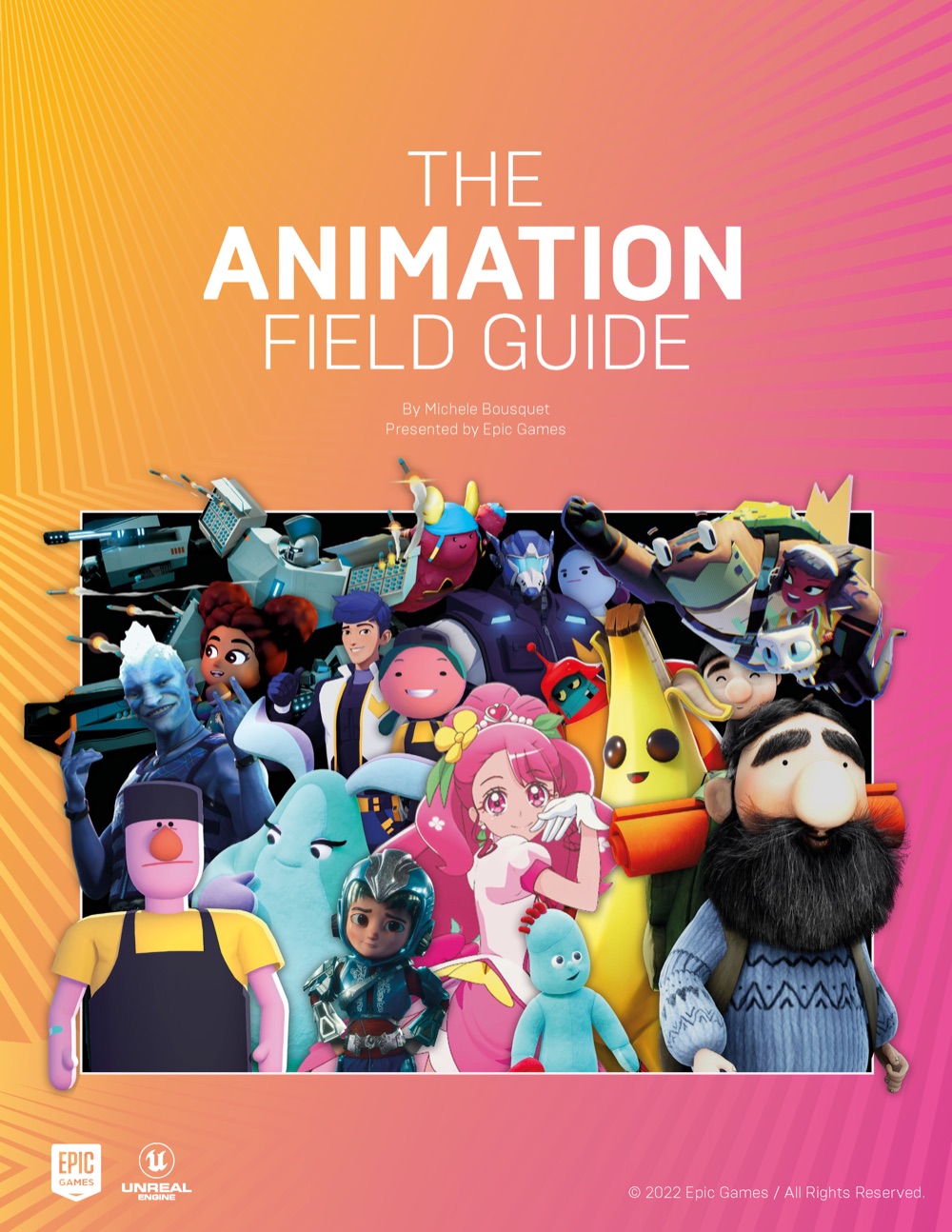 Cover page of the Unreal Engine animation industry field guide: a segment-specific marketing asset built from the B2B audience segmentation strategy.